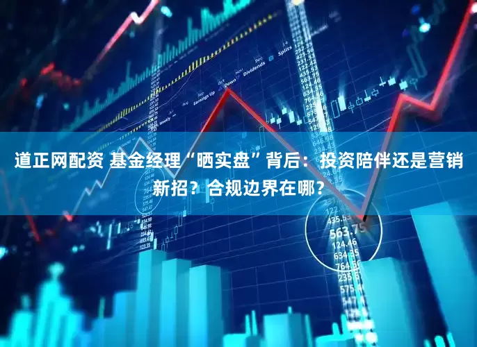 道正网配资 基金经理“晒实盘”背后：投资陪伴还是营销新招？合规边界在哪？